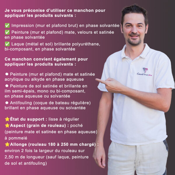 Préconisation pour manchon Rotagold 12 - Rota