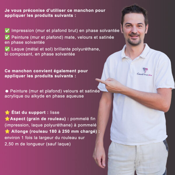 Préconisation pour l'utilisation du manchon Polygold 9 - L'Outil Parfait