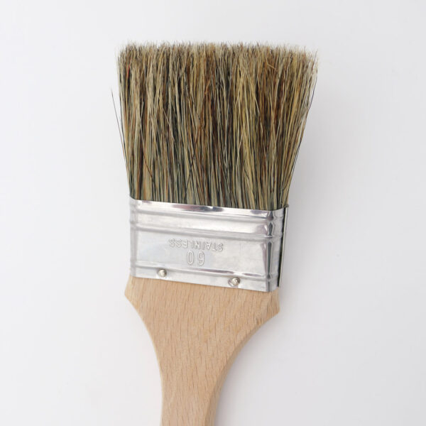 Brosse coudée sur plat épaisse 5* - 60 mm - Roulor - Nespoli