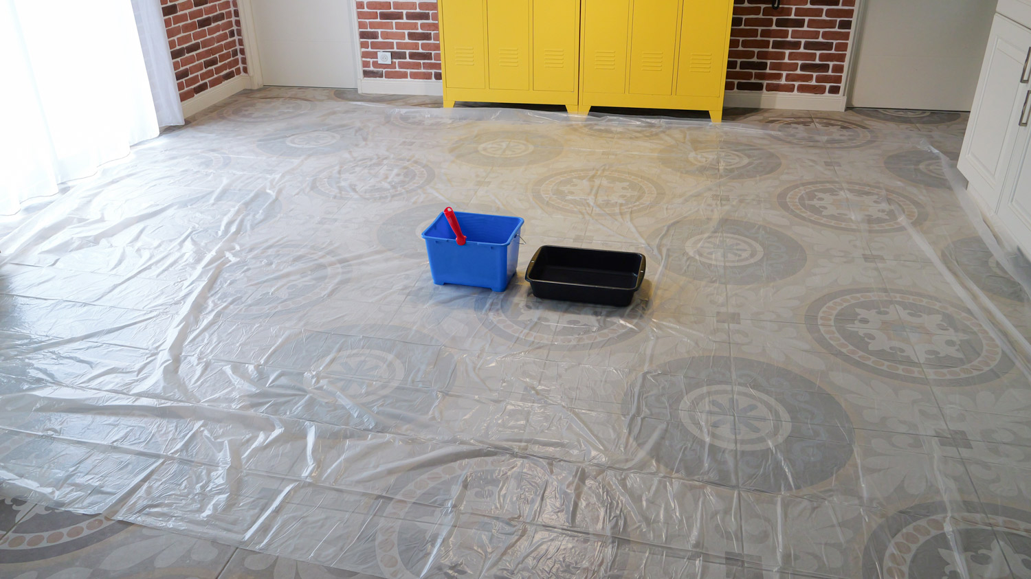 Bâche de protection Épaisse 4 x 5 m - 40 microns - BRUSH N ROLL – Image 2