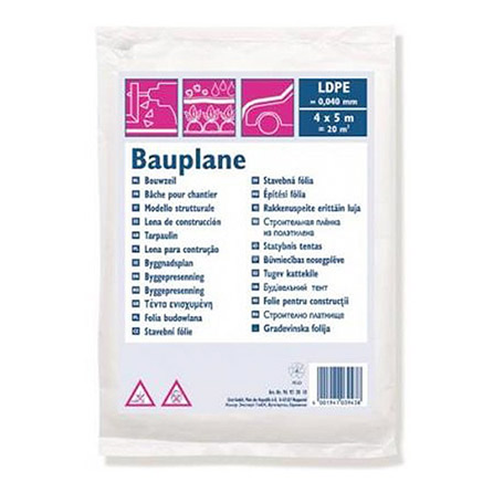 Bâche de protection épaisse - 40 microns - Brush N Roll