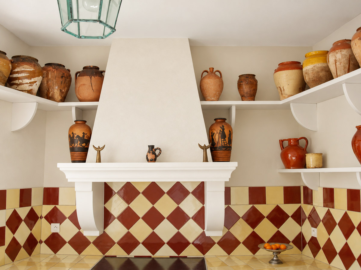 Cuisine provençale après mise en peinture