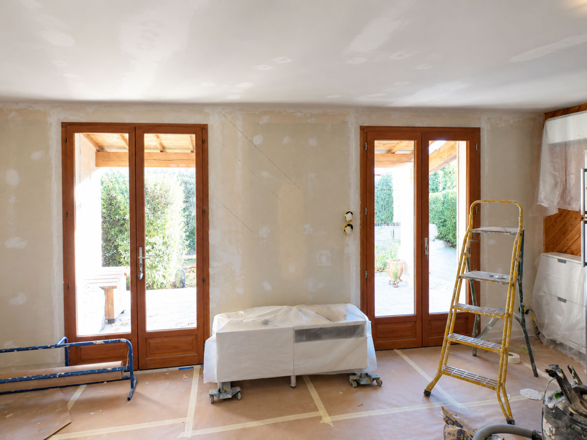 Séjour pendant les travaux